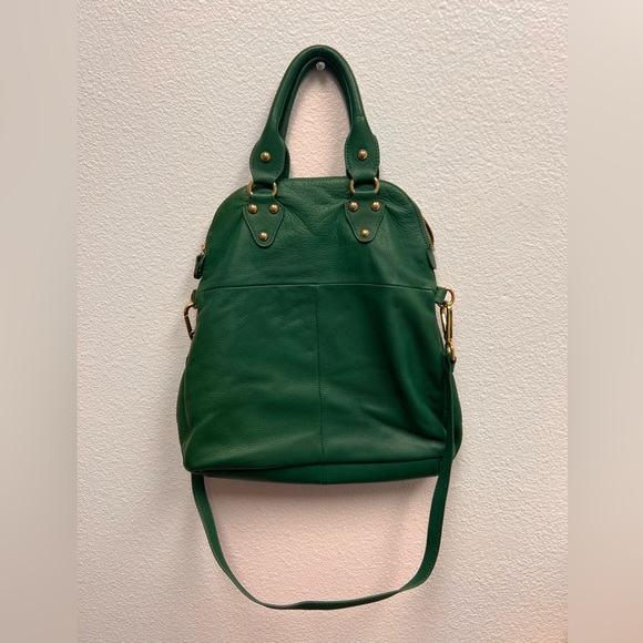 Emma Fox Green Leather Purse With Removable Shoulder Strap - Picture 3 of 14